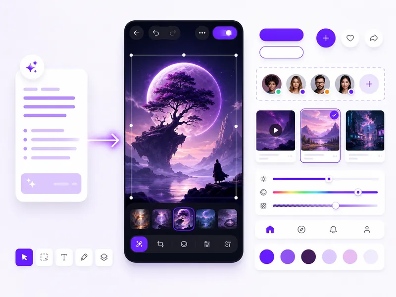 UX设计师使用 Qwen Image 3 快速生成界面原型