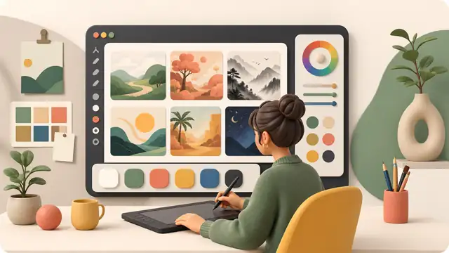 UI designer using image to SVG converter for Figma design assets