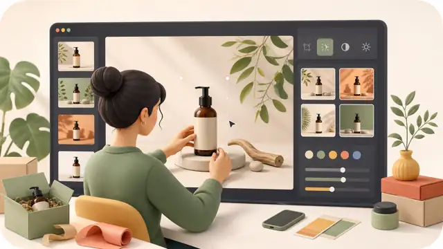 E-commerce seller converting product images to SVG for sharp web display