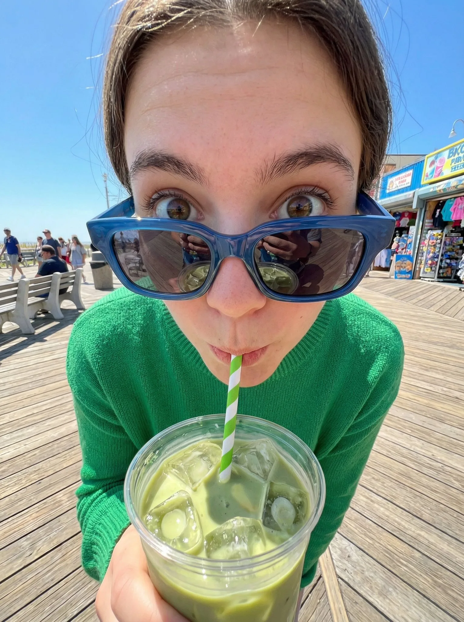 10.19. Fisheye Matcha Girl generated image example