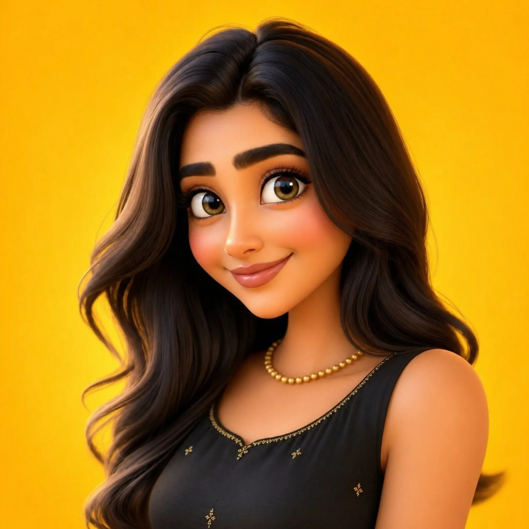 3D Cartoon Character Render example output