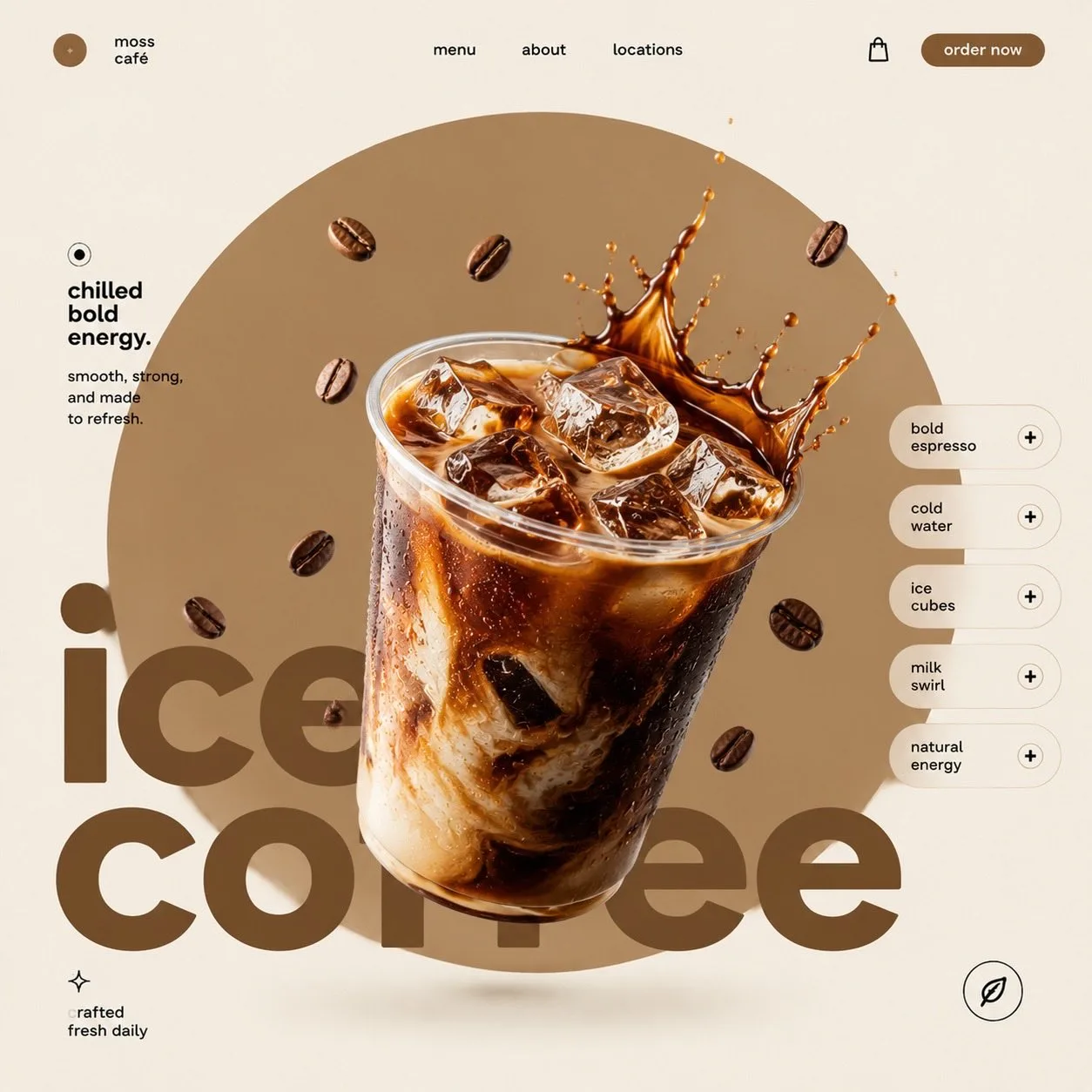 Aesthetics Pinterest Style Food Poster generated image example
