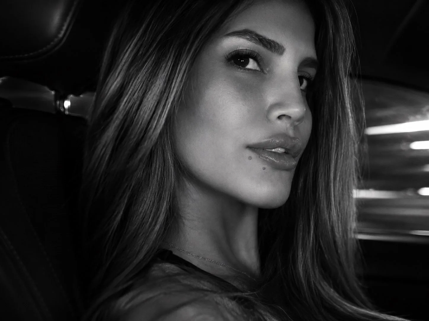 Black And White Motion Blur Portrait generated image example