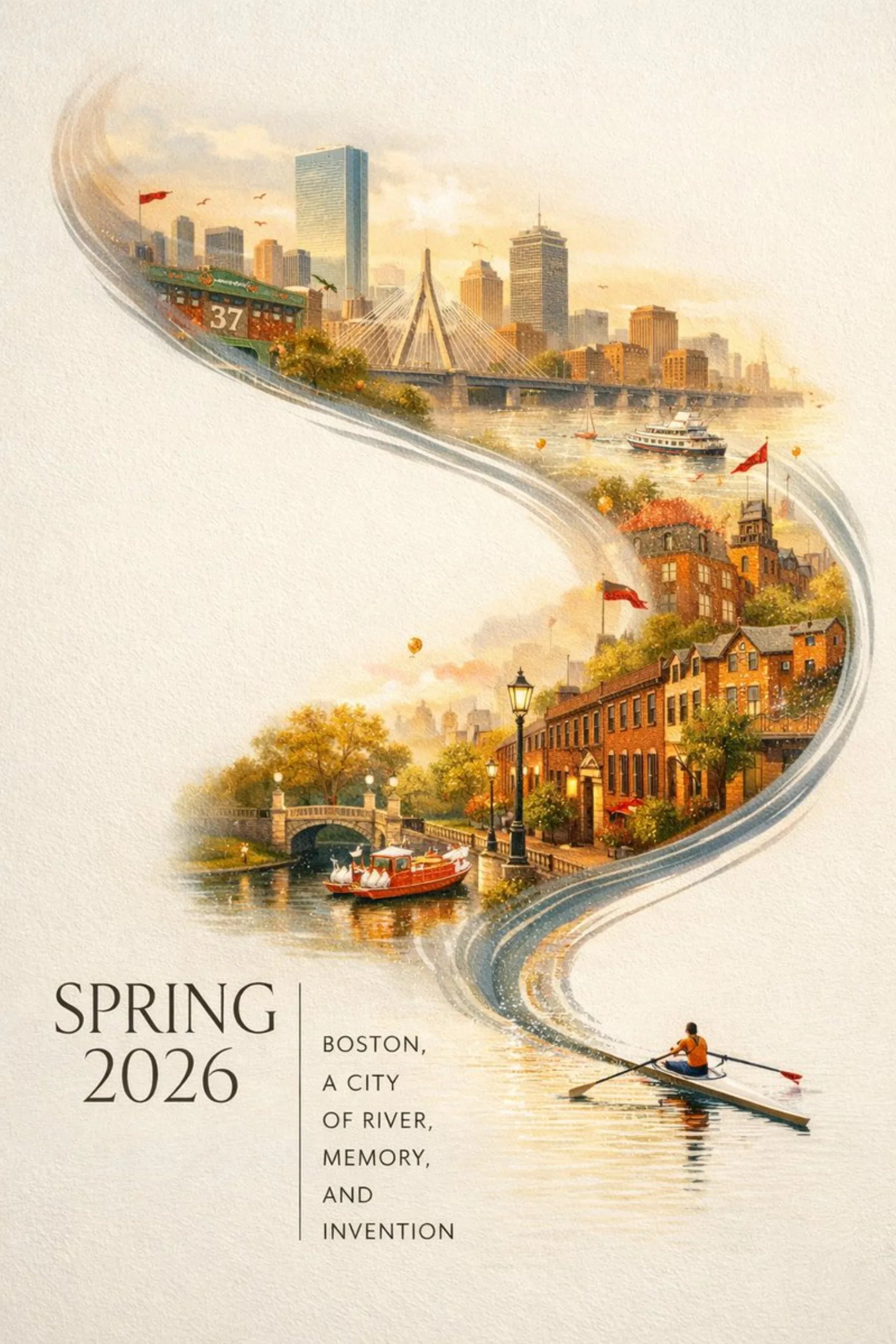 Boston Spring 2026 City Poster example output