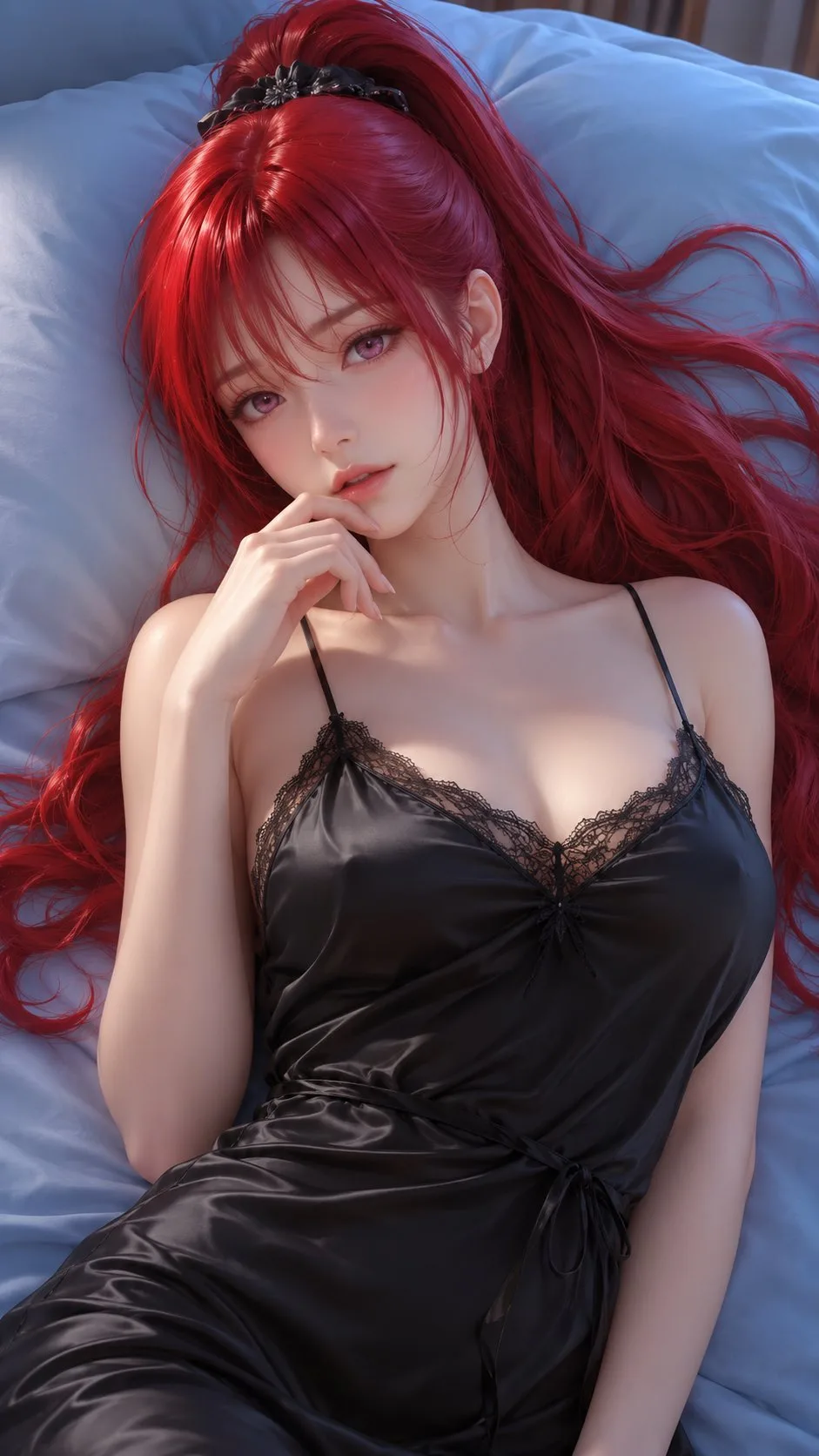 Crimson Night 3D CG Character generated image example