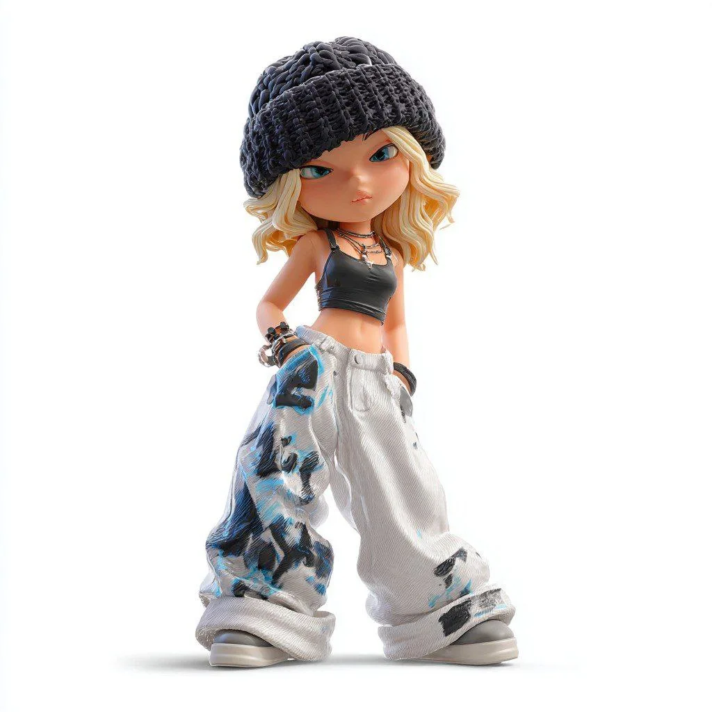 Crystal Resin Streetwear Blind Box Toy generated image example 2