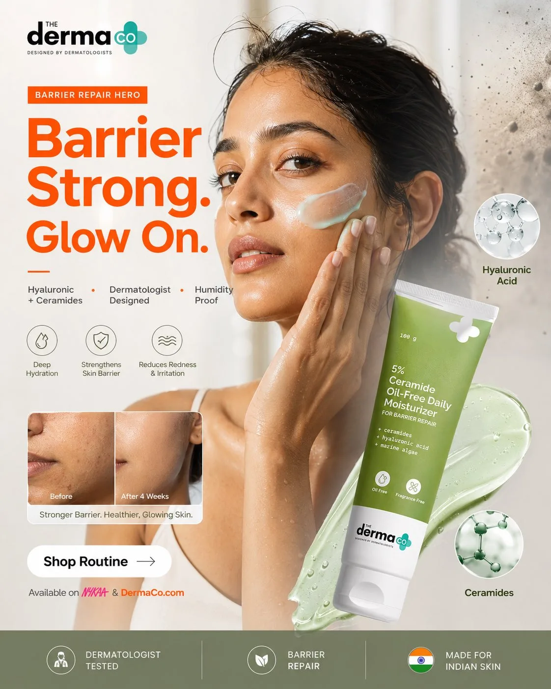 Derma Co Barrier Repair SMM Poster generated image example