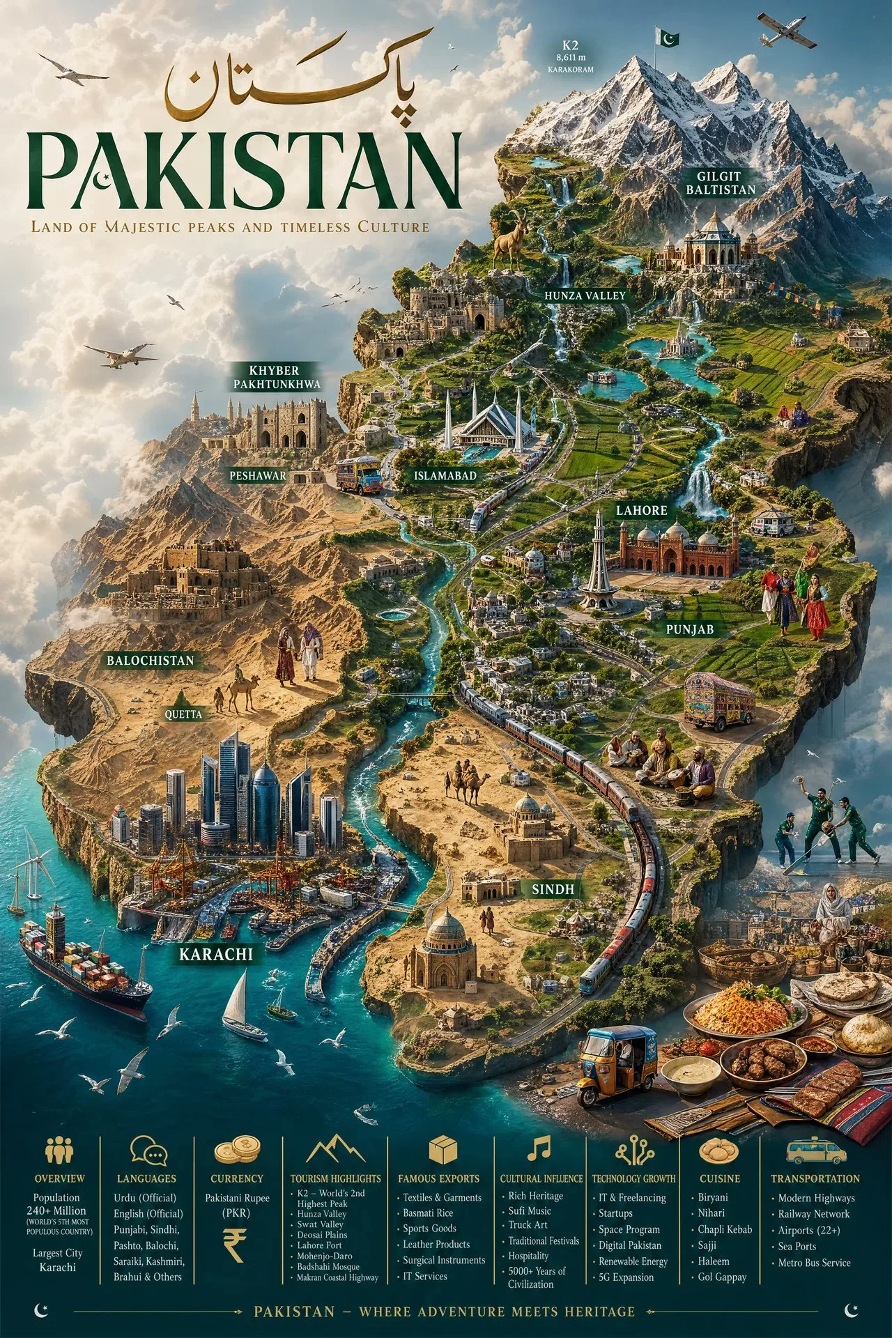 Designed Premium Luxury Travel Poster generated image example