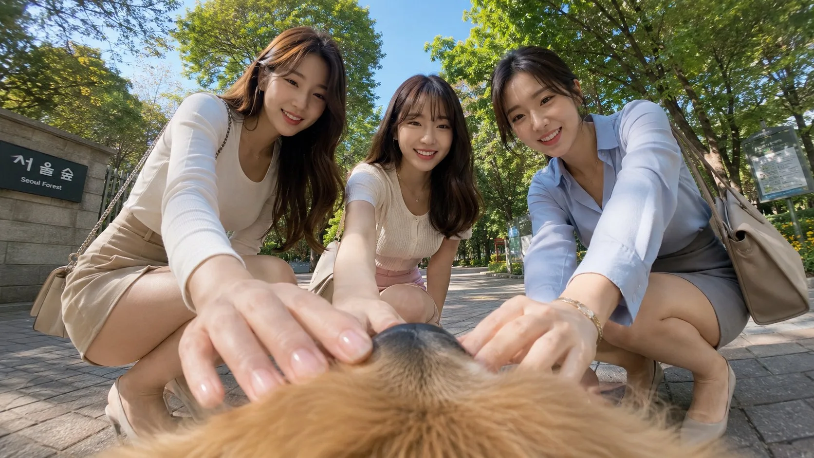 Dog Insta360 K-Pop POV Portrait generated image variant 3