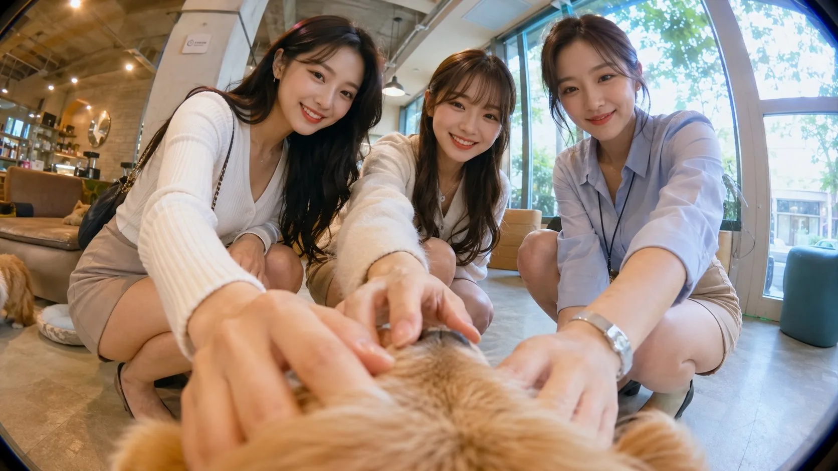 Dog Insta360 K-Pop POV Portrait generated image variant 4