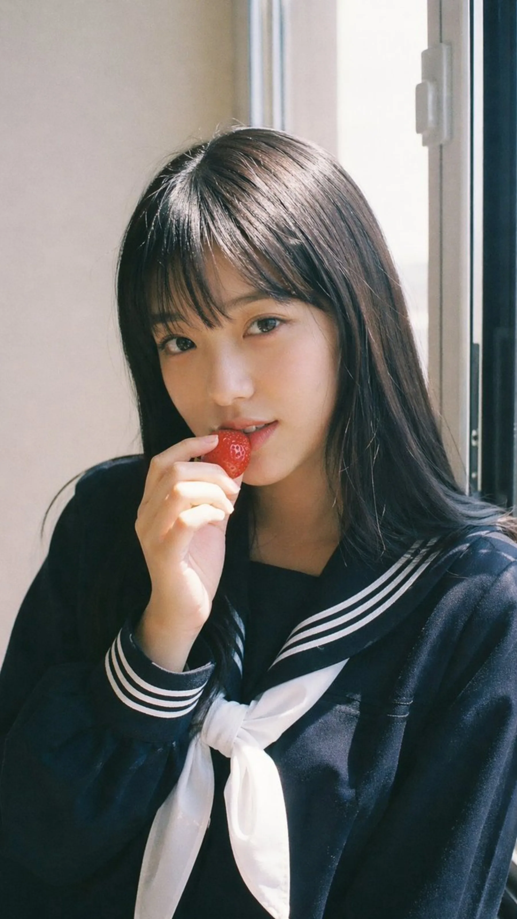 Fujifilm Strawberry School Portrait example output