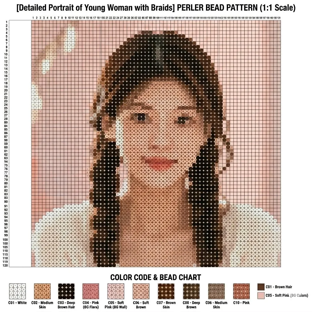 Game Asset - Perler Bead Pattern Creator generated image example