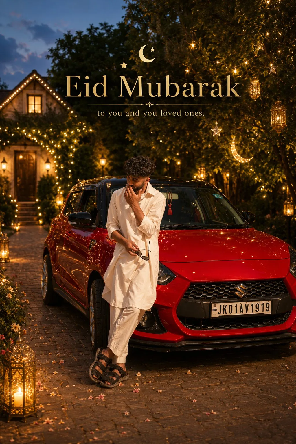 Hyper Realistic Cinematic Eid Portrait generated image example