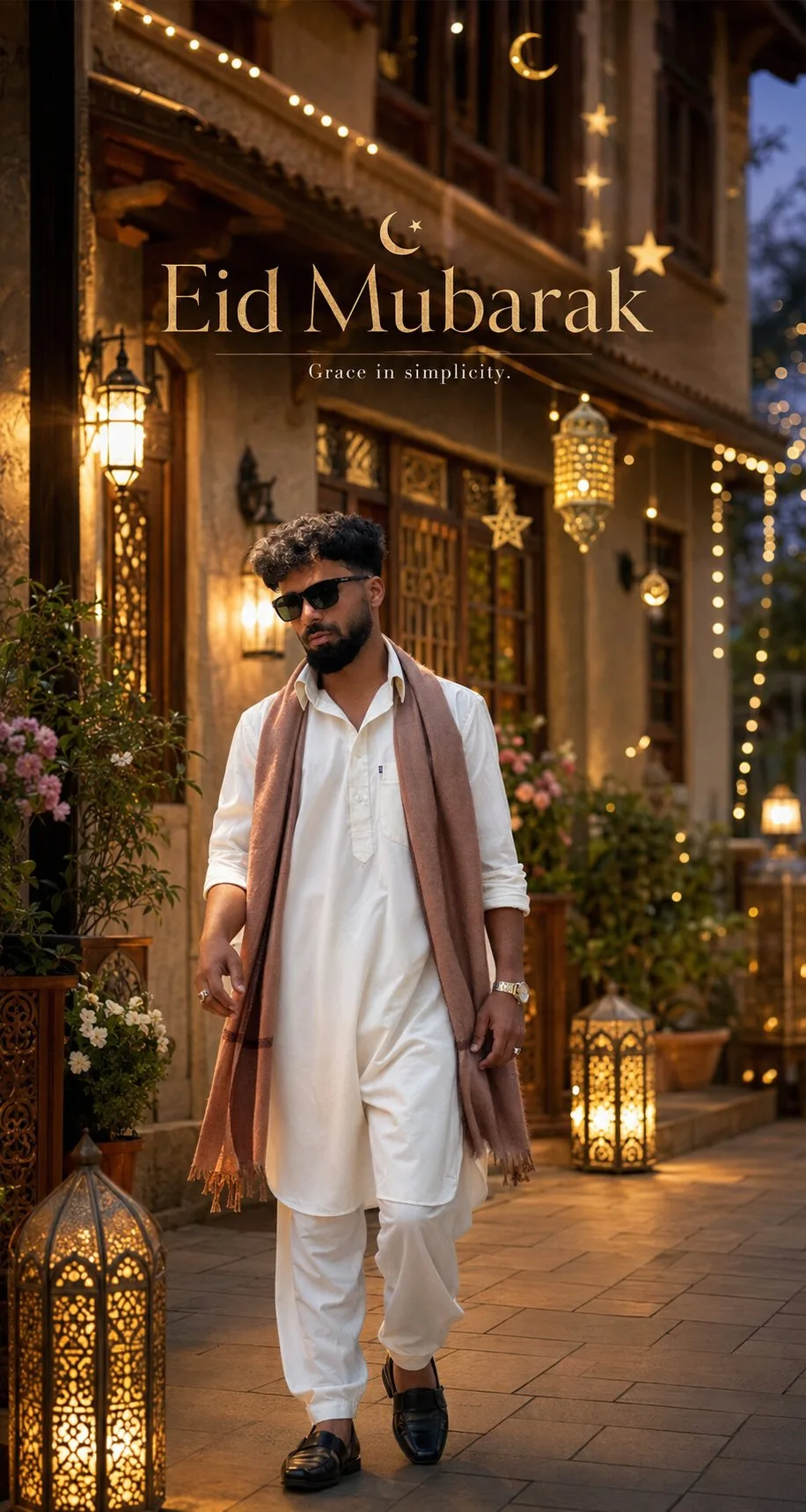 Hyper Realistic Cinematic Eid Portrait generated image variant 4