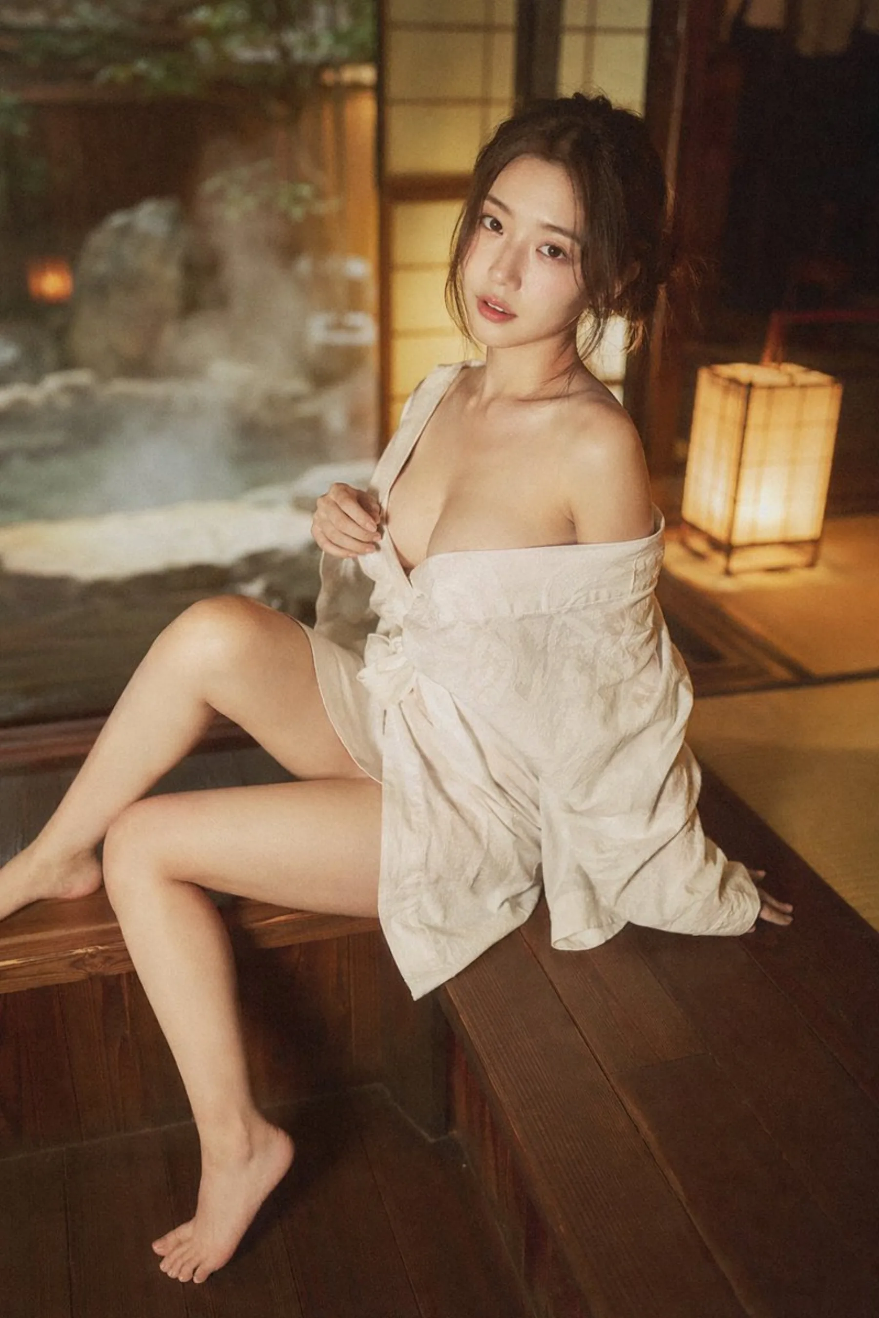 Japanese Onsen Ryokan Portrait example output