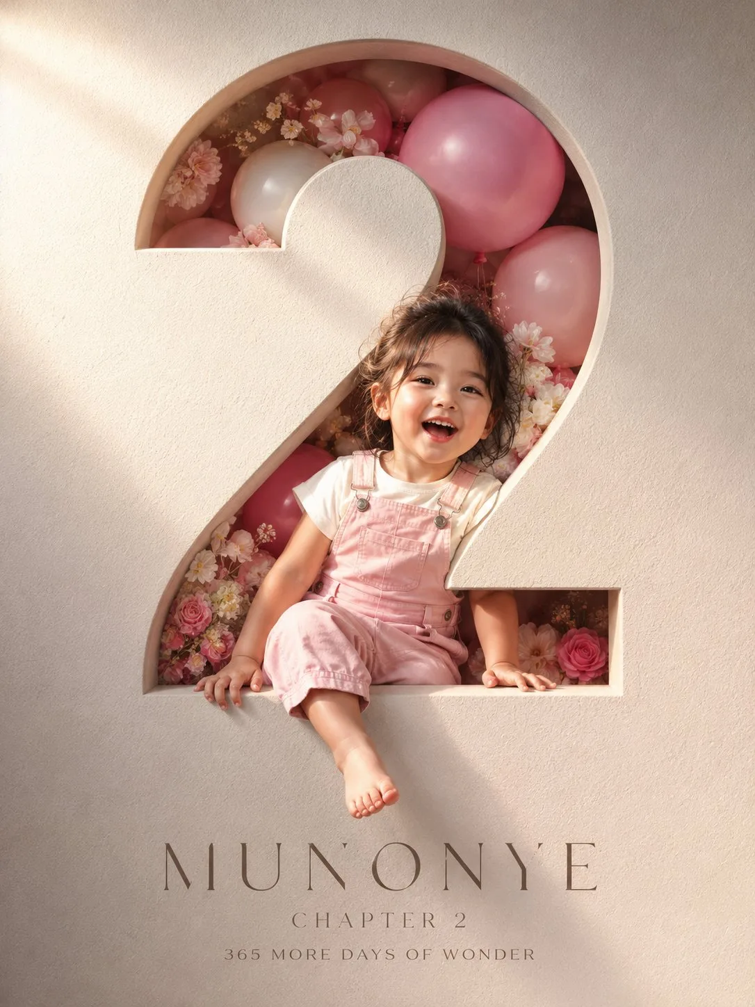 Luxury Birthday Number Two Poster generated image example 2