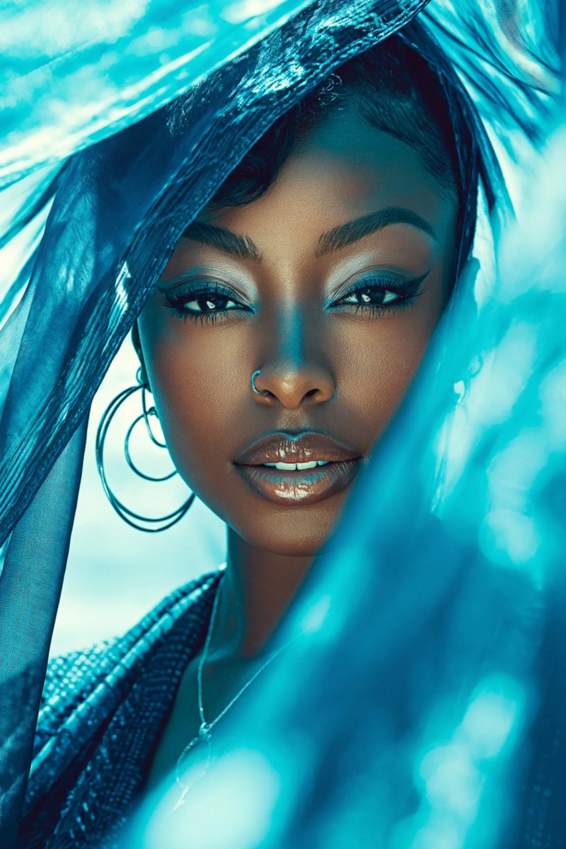Luxury Glam Beauty Portrait example output