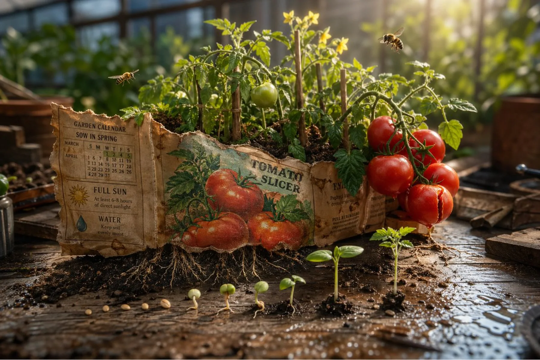 Magical Seed Packet Diorama example output