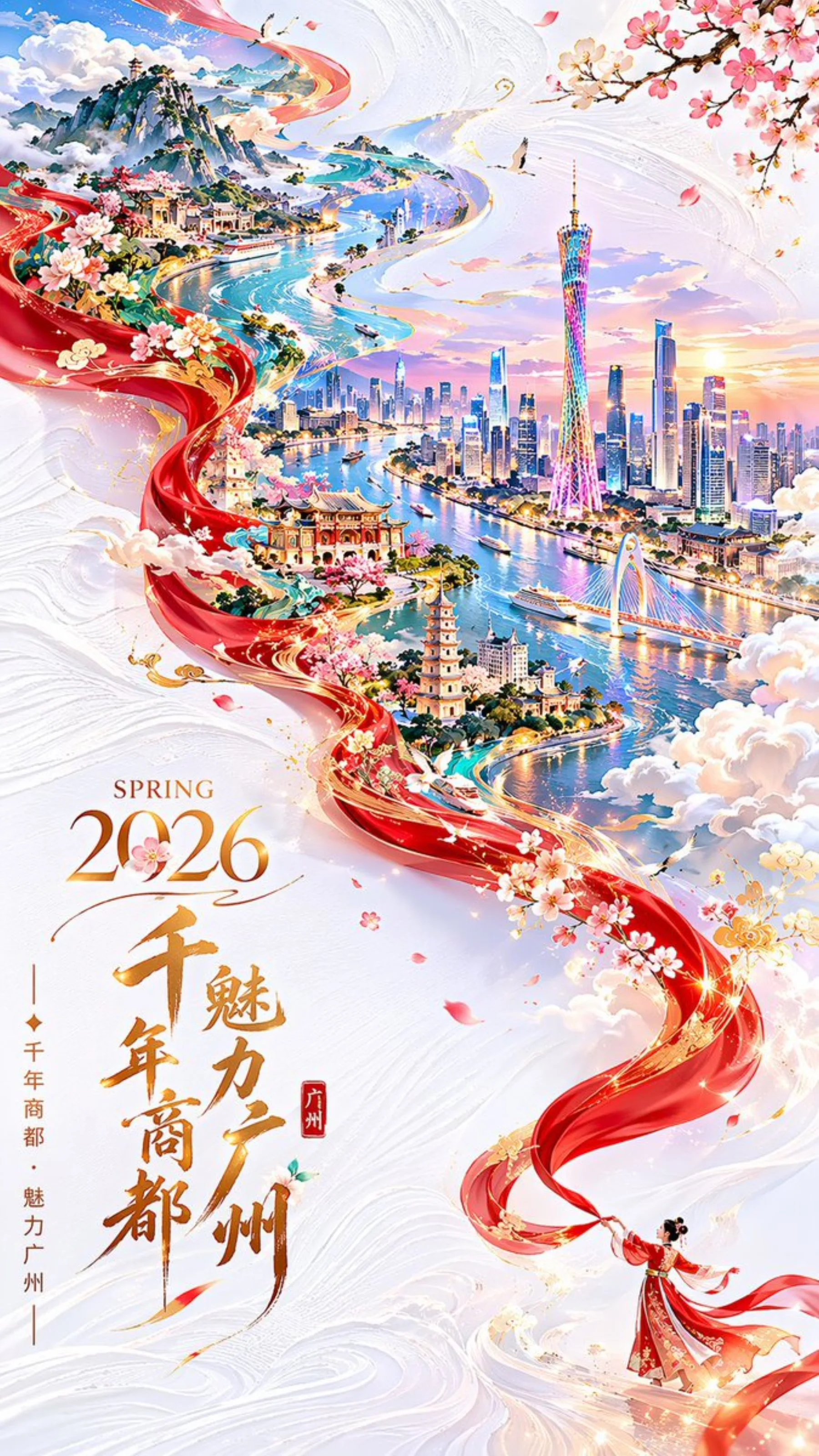 Spring Guangzhou City Poster example output
