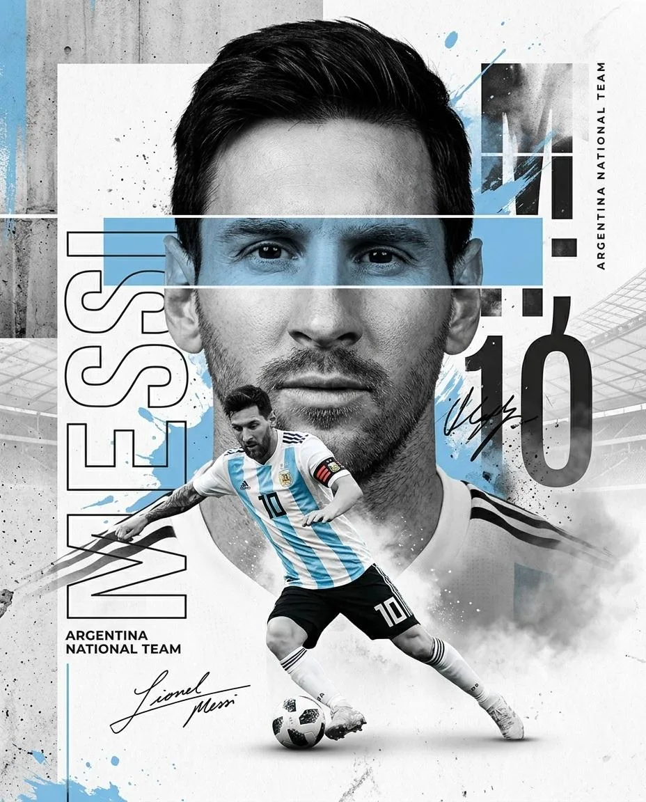 World Cup Hero Sports Poster Template generated image variant 2