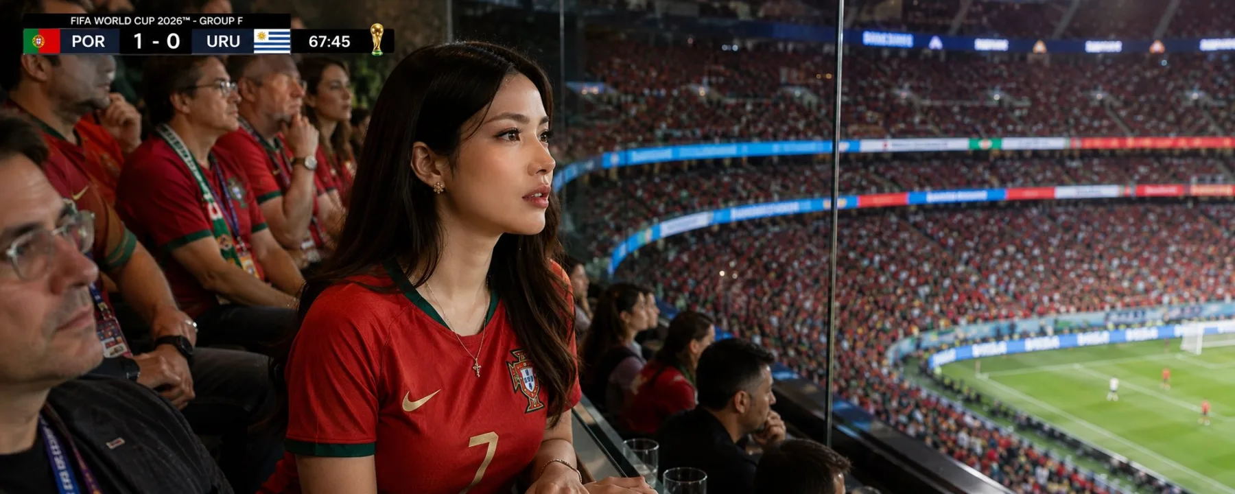 World Cup Luxury Suite Broadcast Reaction generated image example 2