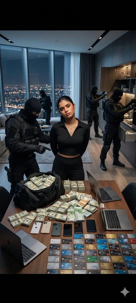 Comic / Storyboard - Cinematic police raid scene generated image example