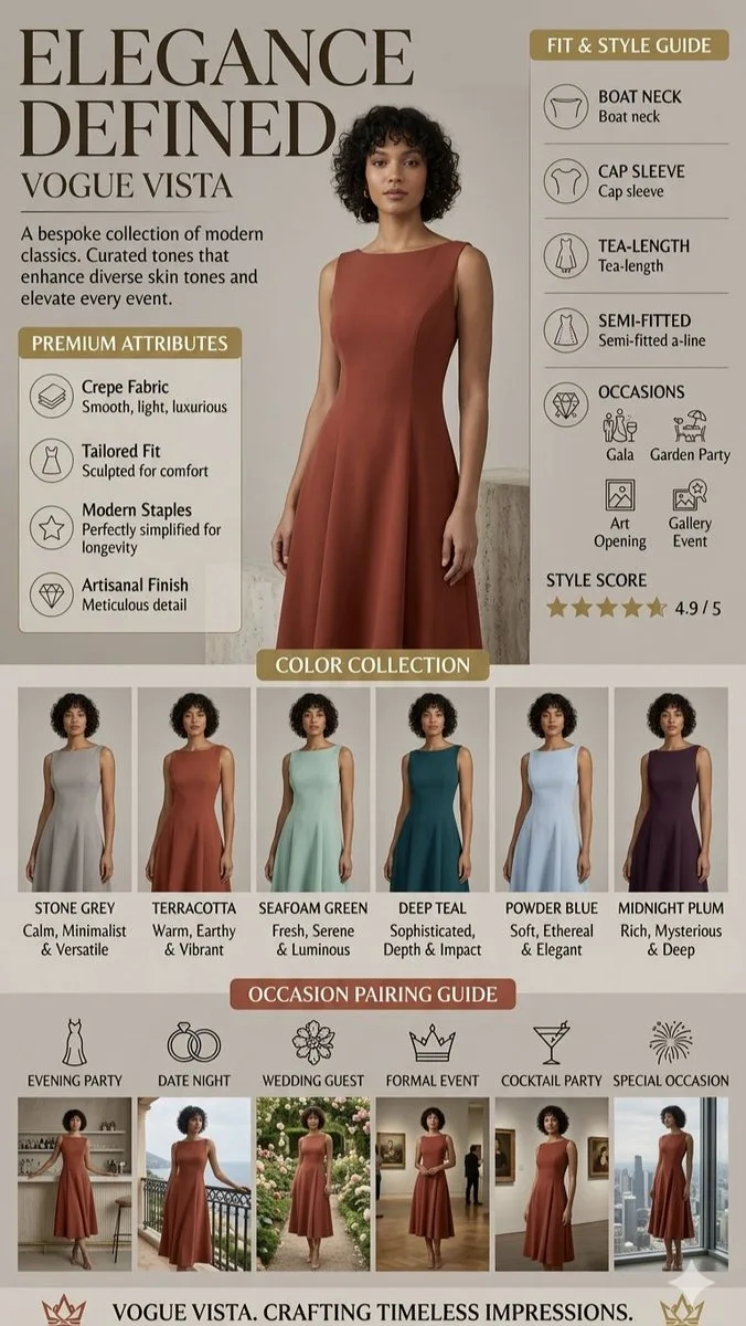 Infographic / Edu Visual - High-Fashion Marketing Infographic generated image example