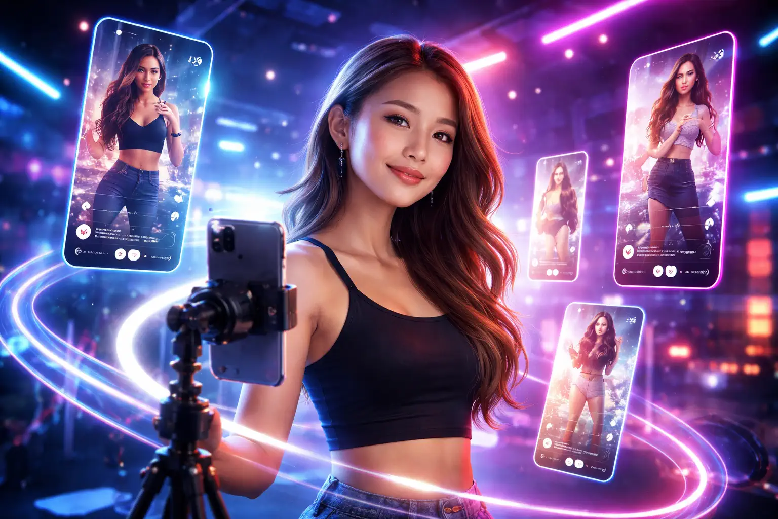 Seedream AI generated social media content for creators