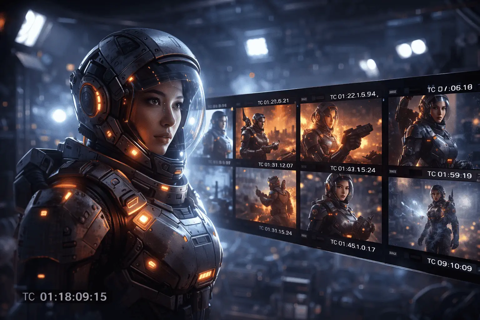 Seedream AI generated cinematic concept art for filmmakers
